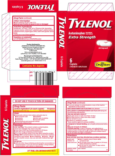 TYLENOL EXTRA STRENGTH, TRAVEL BASIX / TYLENOL EXTRA STRENGTH, CVP HEALTH / TYLENOL EXTRA STRENGTH 포장