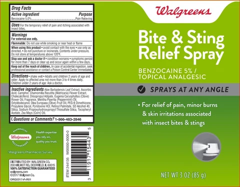 Bite and Sting ReliefWell at Walgreens 포장