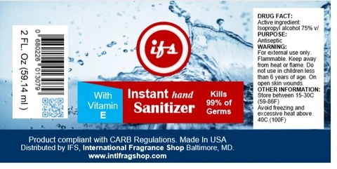 Instant hand Sanitizer 포장