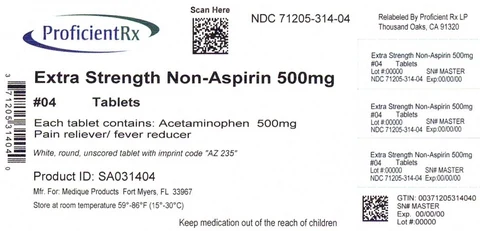MEDI-FIRST Non-Aspirin Extra Strength packaging