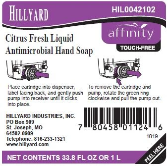 Citrus Fresh Liquid Antimicrobial packaging