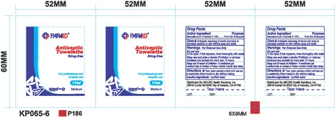 Antiseptic Towelette 포장