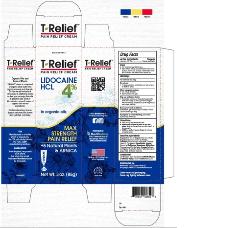 T-Relief Lidocaine HCL 4% 포장