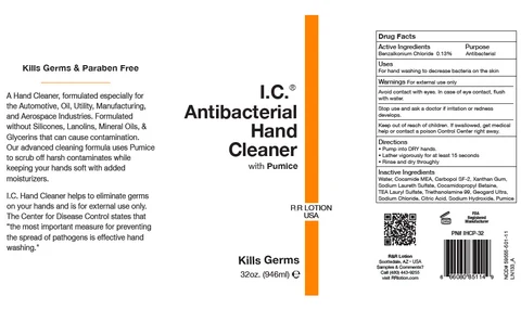 I.C. Antibacterial Hand Cleaner with Pumice 포장