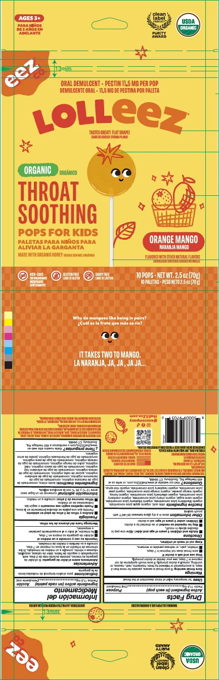Lolleez Orange Mango packaging
