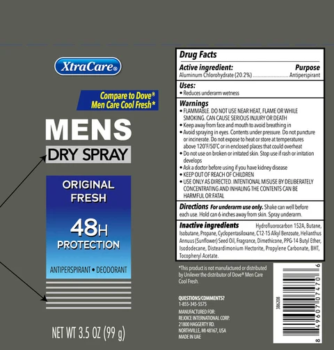 3.5OZ MENS DRY ORIGINAL FRESH 포장