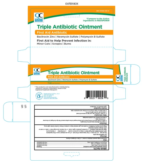 Triple Antibiotic packaging