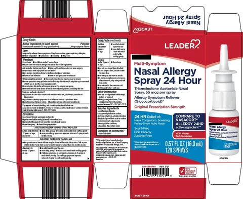 Leader Nasal Allergy packaging