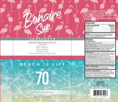 Aruba Sun SPF 70 Sunscreen 포장