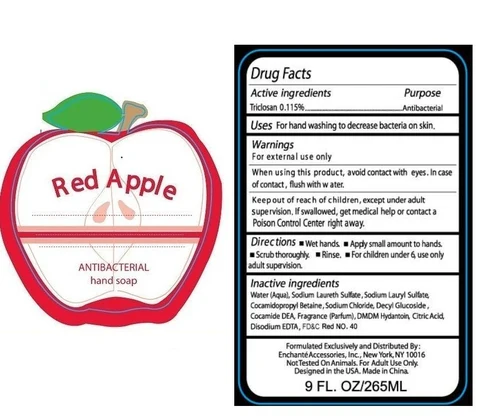 Red Apple Antibacterial Hand 포장