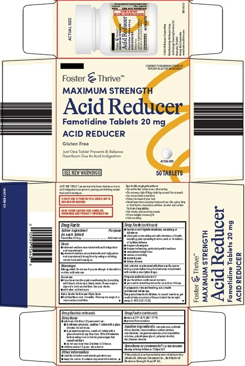 foster and thrive acid reducer packaging
