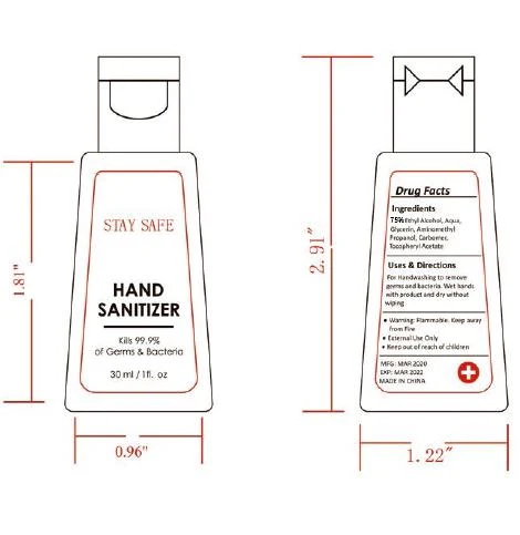 Hand Sanitizer packaging