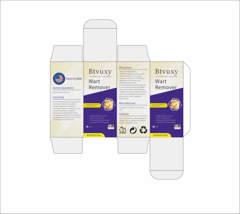 Wart Remover Liquid packaging