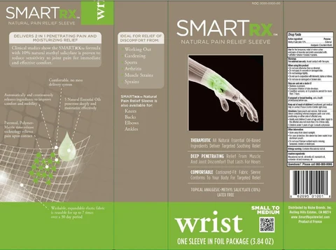 SmartRx Natural Pain Relief Sleeve WRIST 포장