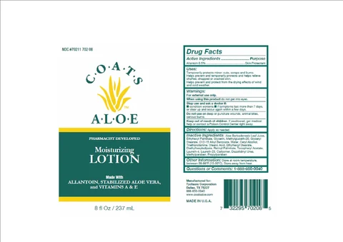 COATS ALOE packaging