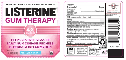 Listerine Gum Therapy Mouthwash Glacier Mint packaging