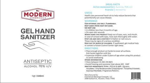 Hand Sanitizer 포장