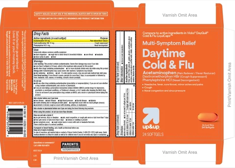DAYTIME COLD AND FLU MULTI SYMPTOM 포장