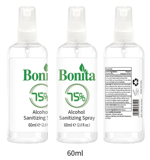 Bonita Alcohol Sanitizing 포장