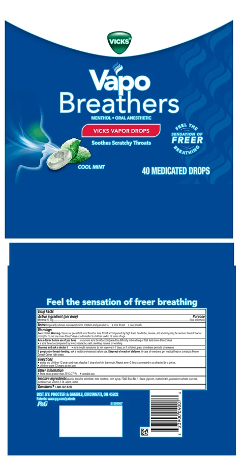 VicksVapo Breathers 포장