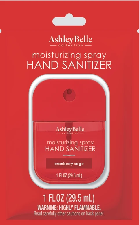 AshleyBelle Moisturizing Hand Sanitizer Cranberry Sage 포장