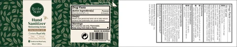 BeebeSure Hand Sanitizer Moisturizing Serum 62% 100ml 포장
