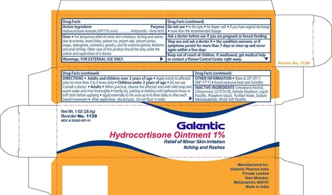 HYDROCORTISONE ACETATE packaging