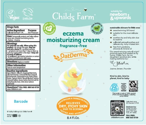 Childs Farm Eczema Moisturizing Cream packaging