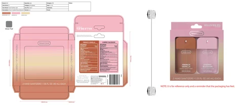 Smart Care Hand Sanitizers 2pk Cherry Blossom and French Vanilla 포장