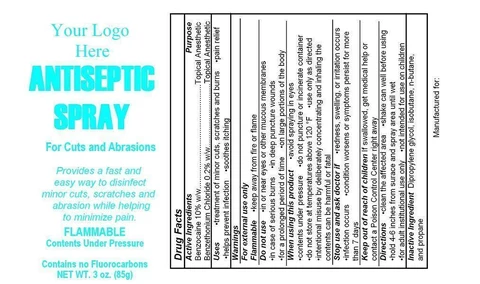 Your Logo Here Antiseptic First Aid 포장