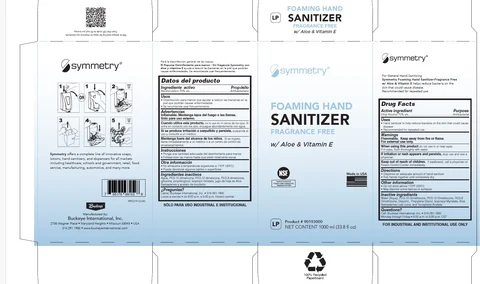 Symmetry Foaming Hand Sanitizer Fragrance Free 포장