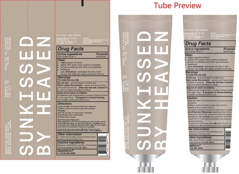 Sunkissed by Heaven Unscented Sunscreen SPF 50 포장