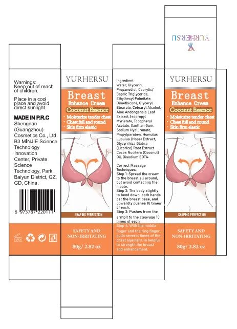 BreastEnhanceCream packaging