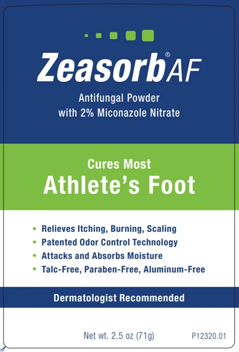 Zeasorb Athletes Foot 포장