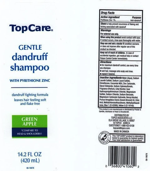 TOPCAREGENTLE DANDRUFF GREEN APPLE 포장