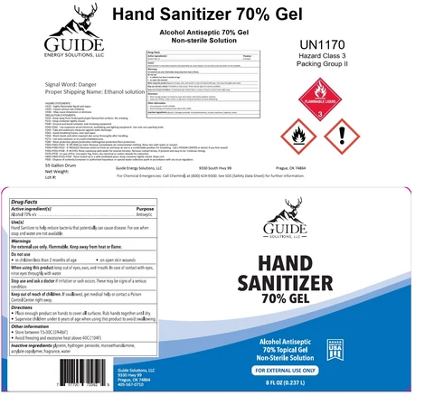 Hand Sanitizer 70% Gel packaging