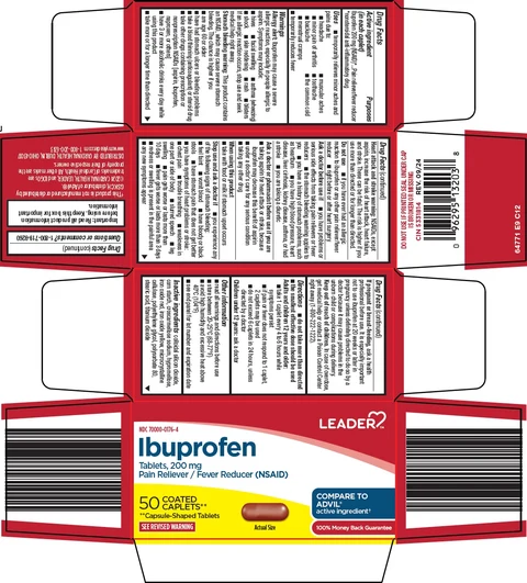 Leader Ibuprofen packaging