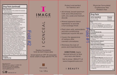 I Conceal Flawless Foundation Broad Spectrum SPF 30 Sunscreen Mocha 포장