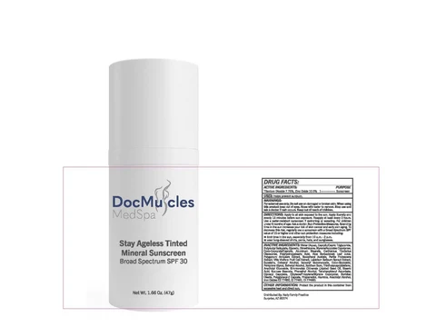 Stay Ageless Tinted Mineral Sunscreen Broad Spectrum SPF 30 packaging