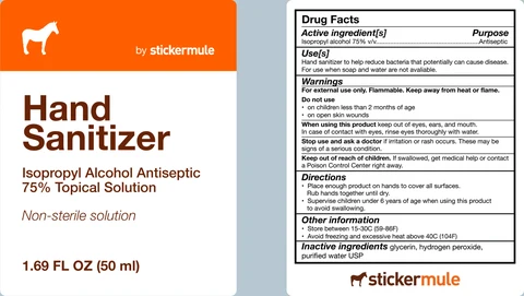 Hand Sanitizer packaging