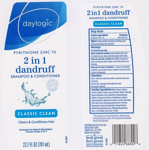 Daylogic 2in1 Dandruff Classic Clean 포장