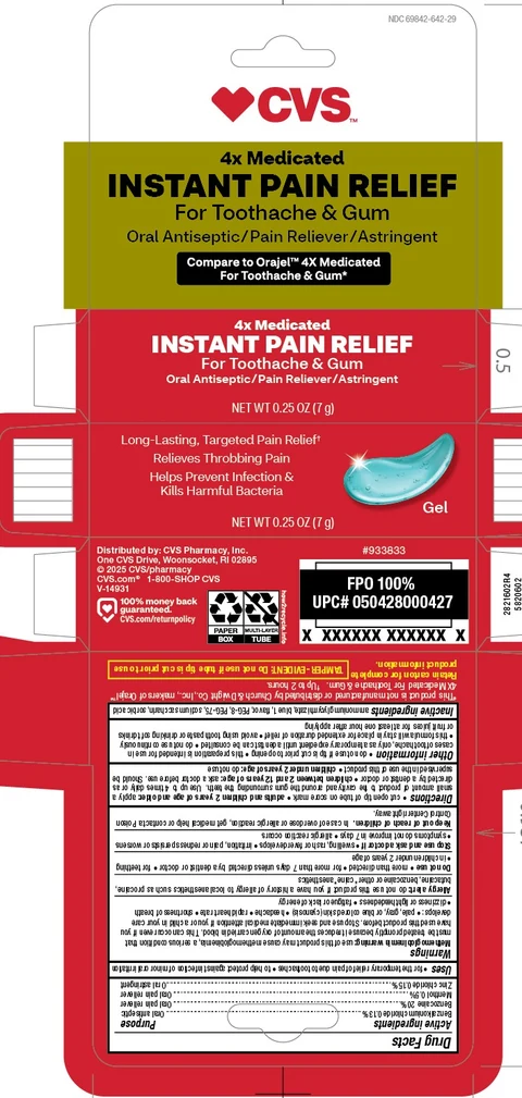4x Medicated Toothache and Gum Gel 포장