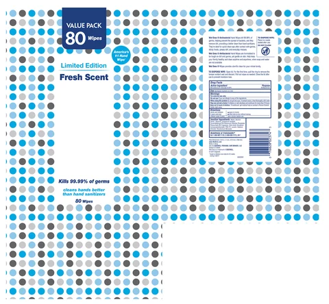 Wet OnesFresh Scent packaging