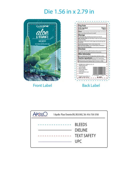 Careone Aloe Vitamin E Hand sanitizer 포장