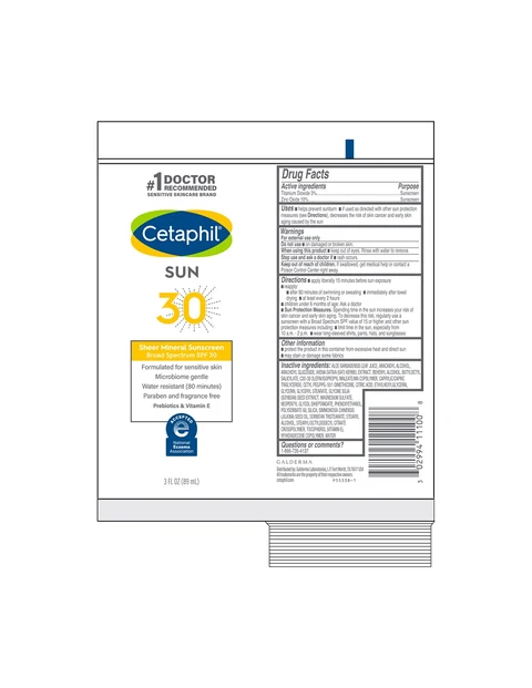 Cetaphil Sheer Mineral Sunscreen SPF 30 포장