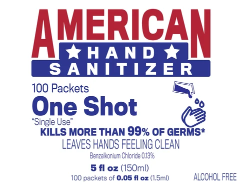American Hand Sanitizer 포장