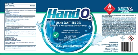 HAND SANITIZER 포장