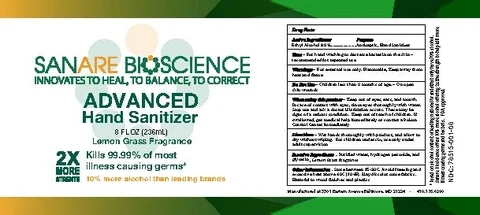 Advanced Hand Sanitizer 포장