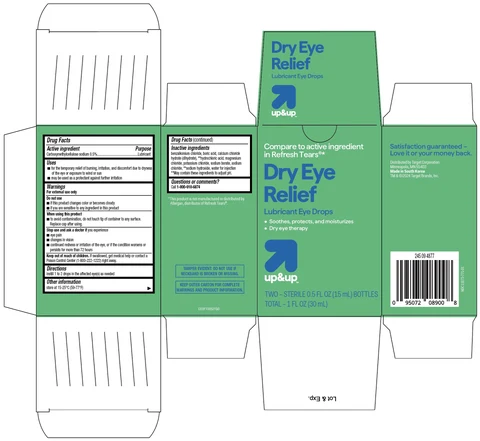 Up and Up Dry Eye Relief Lubricant Eye Drops 포장