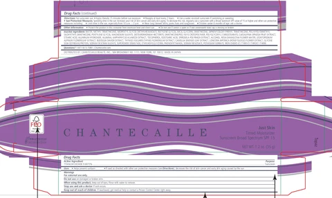 Chantecaille Just Skin Tinted Moisturizer Sunscreen Broad Spectrum SPF 15 Topaz 포장